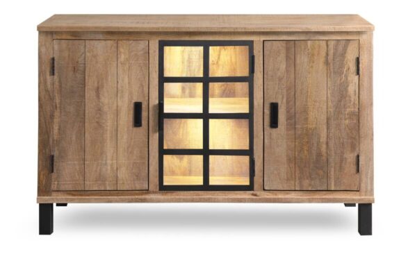 Sideboard Kali latte Mango B/H/T: ca. 145x90x40 cm – Bild 4