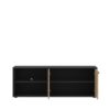 TV-Lowboard WILMA Eiche Artisan Nachbildung anthrazit B/H/T: ca. 140x50x40 cm – Bild 2
