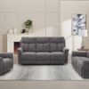 Sessel grau Polyester B/H/T: ca. 87x102x94 cm – Bild 2