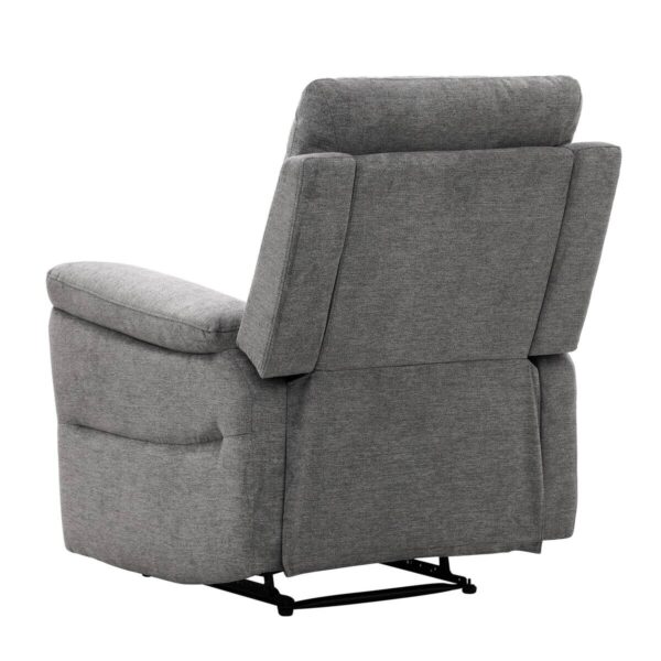 Sessel grau Polyester B/H/T: ca. 87x102x94 cm – Bild 3