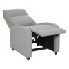 TV-Sessel grau Polyester B/H/T: ca. 68,5x100x86 cm – Bild 2