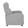 TV-Sessel grau Polyester B/H/T: ca. 68,5x100x86 cm – Bild 3