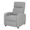 TV-Sessel grau Polyester B/H/T: ca. 68,5x100x86 cm – Bild 4