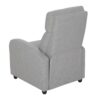 TV-Sessel grau Polyester B/H/T: ca. 68,5x100x86 cm – Bild 5