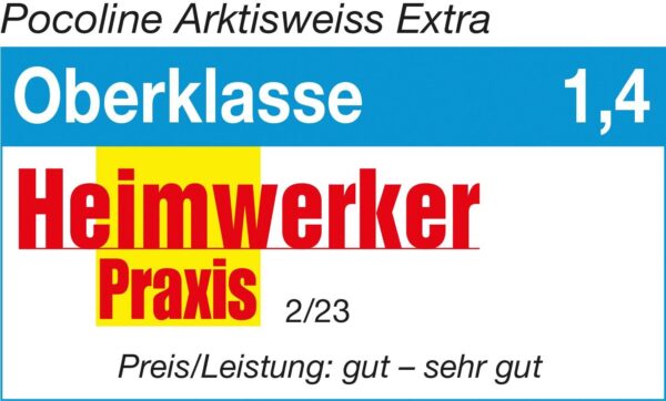 POCOline Raumfarbe Arktisweiß weiß ca. 5 l – Bild 2