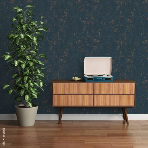 Vliestapete Betonoptik bronze petrol B/L: ca. 53x1005 cm Vliestapete Betonoptik bronze petrol B/L: ca. 53x1005 cm – Bild 5