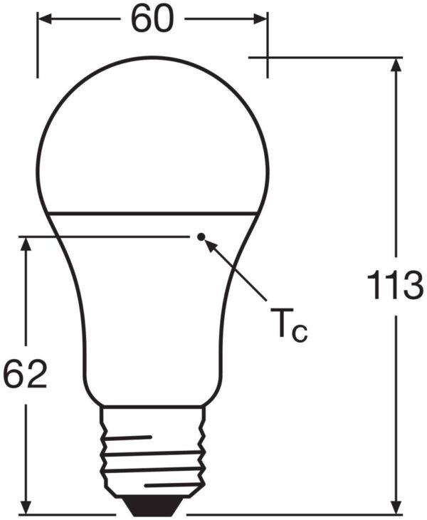 OSRAM LED-Leuchtmittel BASE Classic A AC55986 4er Pack E27 – Bild 4