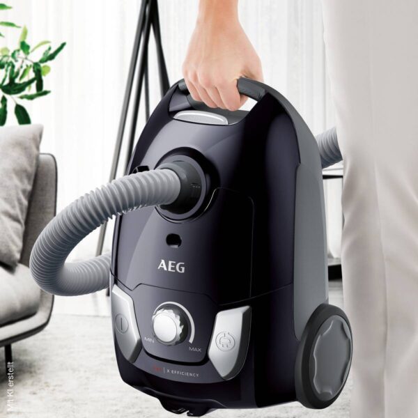 AEG Bodenstaubsauger VX4-1-EB grau schwarz Kunststoff Metall B/H/T: ca. 29x42x23 cm – Bild 5