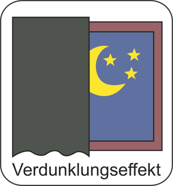 silver edition Verdunklungsvorhang Henry grau B/L: ca. 135x245 cm – Bild 4