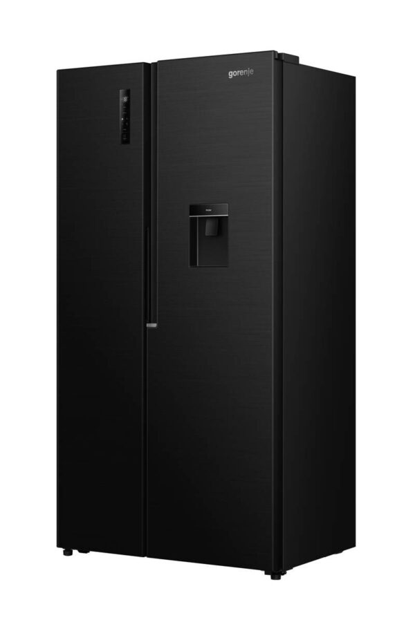 Gorenje Side-by-side Kühl-/Gefrierkombination NRS917E41BXWD schwarz B/H/T: ca. 91,1x178,6x61,5 cm – Bild 3