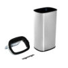 HOMCOM Mülleimer mit Sensor silber B/H/L: ca. 29,5x78x40,5 cm – Bild 4