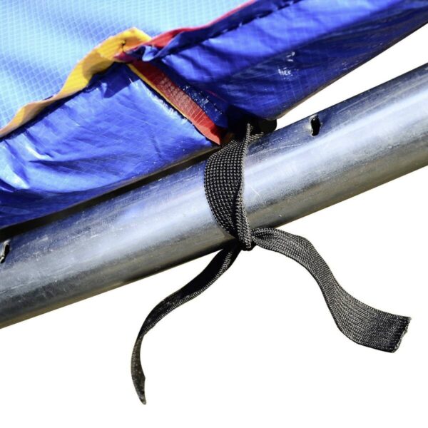 Outsunny Trampolin blau D: ca. 366 cm – Bild 5