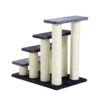 PawHut Katzentreppe grau Spanplatte B/H/L: ca. 42x61x60 cm PawHut Katzentreppe grau Spanplatte B/H/L: ca. 42x61x60 cm – Bild 2