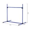 PawHut Agility Hürdenset blau Kunststoff B/H/L: ca. 65x95x95 cm – Bild 2