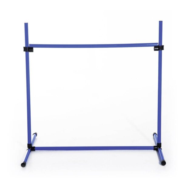 PawHut Agility Hürdenset blau Kunststoff B/H/L: ca. 65x95x95 cm – Bild 3