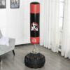 HOMCOM Standboxsack schwarz Kunstleder H/D: ca. 180x60 cm – Bild 2
