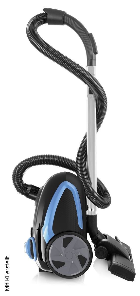 Emerio Bodenstaubsauger VE-112682.8 schwarz blau Kunststoff Metall B/H/L: ca. 27x24x35 cm – Bild 3