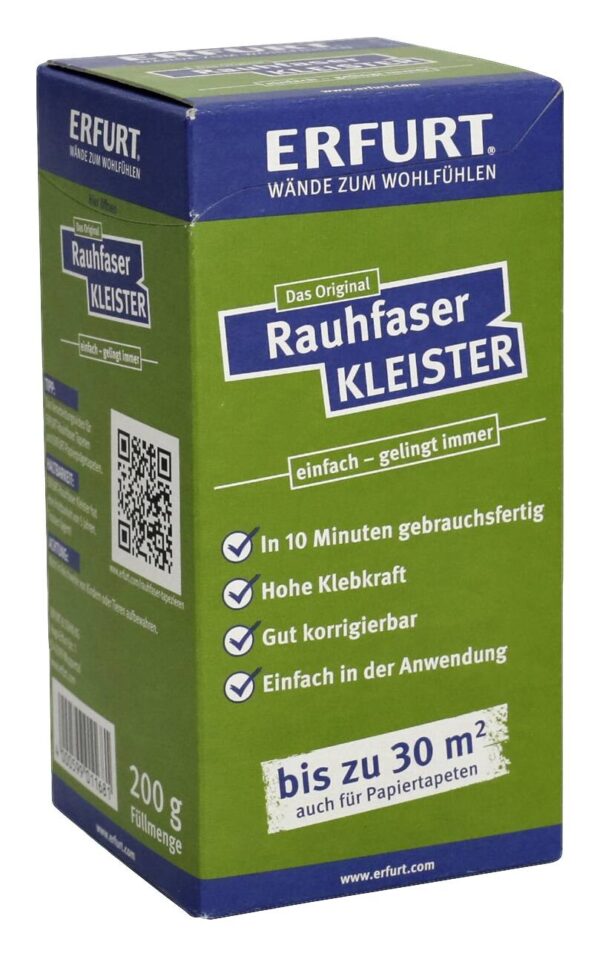 Erfurt Tapetenkleister Rauhfaser ca. 0,2 kg Erfurt Tapetenkleister Rauhfaser ca. 0,2 kg – Bild 5