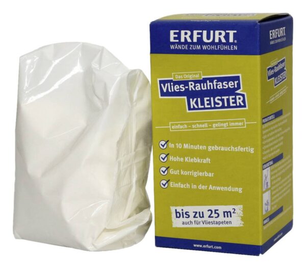 Erfurt Tapetenkleister Vlies-Rauhfaser ca. 0,2 kg – Bild 5