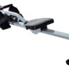 HOMCOM Ruderzugmaschine grauschwarz Stahl B/H/L: ca. 67,5x67x130 cm – Bild 2