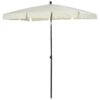 Outsunny Gartenschirm beige Aluminium B/H/L: ca. 125x235x200 cm – Bild 5