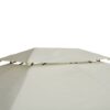 Outsunny Ersatzdach creme Polyester-Mischgewebe B/L: ca. 300x400 cm – Bild 3