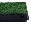 PawHut Welpentoilette grün Kunststoff B/H/L: ca. 63x6x51 cm – Bild 3