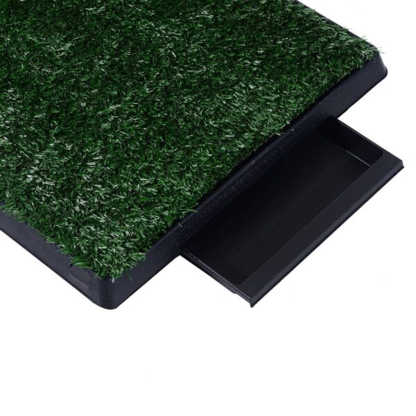 PawHut Welpentoilette grün Kunststoff B/H/L: ca. 63x6x51 cm – Bild 4