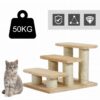 PawHut Katzentreppe beige Spanplatte B/H/L: ca. 35x34x45 cm PawHut Katzentreppe beige Spanplatte B/H/L: ca. 35x34x45 cm – Bild 5
