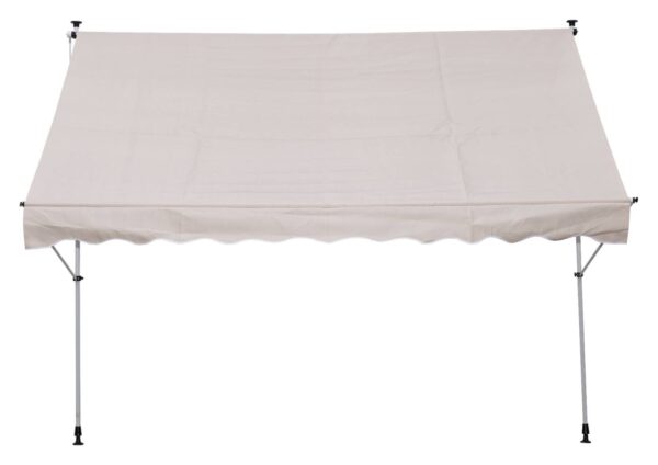 Outsunny Klemm-Markise beige B/H/L: ca. 300x280x150 cm Outsunny Klemm-Markise beige B/H/L: ca. 300x280x150 cm – Bild 5