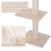 PawHut Kratzbaum beige Spanplatte B/H/L: ca. 34x260x40 cm – Bild 4