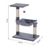 PawHut Katzenbaum grau Spanplatte B/H/L: ca. 36x70x50 cm – Bild 4