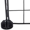 PawHut Laufgitter schwarz Metall B/H/L: ca. 73x73x146 cm – Bild 3
