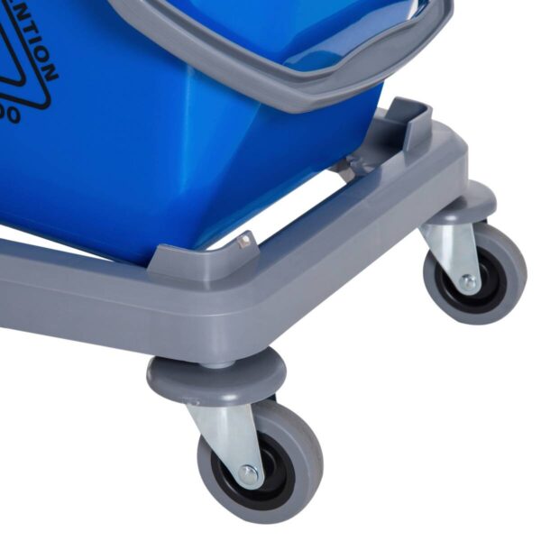 HOMCOM Wischwagen blau Metall B/H/T: ca. 45x92x45 cm HOMCOM Wischwagen blau Metall B/H/T: ca. 45x92x45 cm – Bild 3