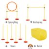 PawHut Agility gelb Kunststoff B/H/L: ca. 128x100x105 cm – Bild 2