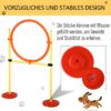 PawHut Agility gelb Kunststoff B/H/L: ca. 128x100x105 cm – Bild 5