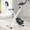 HOMCOM Fahrradtrainer schwarz Stahl B/H/T: ca. 43x109x97 cm – Bild 2
