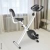 HOMCOM Fahrradtrainer schwarz Stahl B/H/T: ca. 43x109x97 cm – Bild 3
