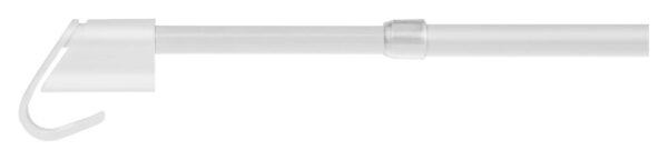 LICHTBLICK Gardinenstange weiß Metall ausziehbar von ca. 55 bis 85 cm 1.0 Läufe LICHTBLICK Gardinenstange weiß Metall ausziehbar von ca. 55 bis 85 cm 1.0 Läufe – Bild 3