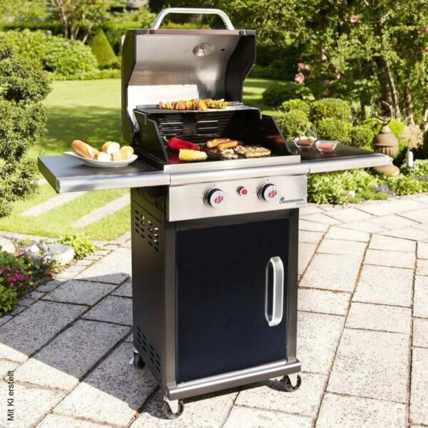Landmann Gasgrill Triton PTS 2.0 Stahl B/H/L: ca. 57x121x140 cm Landmann Gasgrill Triton PTS 2.0 Stahl B/H/L: ca. 57x121x140 cm – Bild 2