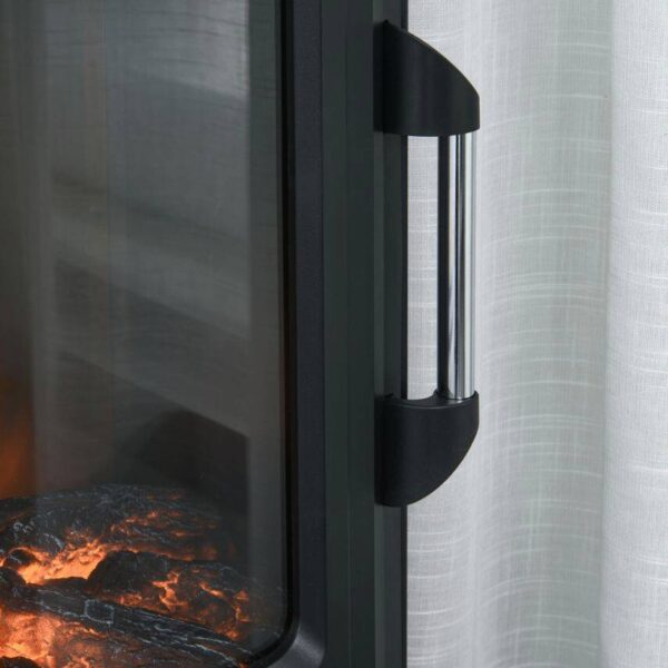 HOMCOM Elektrokamin 820-178 schwarz B/H/T: ca. 44,5x74x32,1 cm – Bild 2