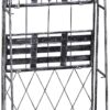 Outsunny Pflanzregal Silbergrau Metall B/H/L: ca. 25x96x44 cm Outsunny Pflanzregal Silbergrau Metall B/H/L: ca. 25x96x44 cm – Bild 2