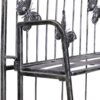 Outsunny Pflanzregal Silbergrau Metall B/H/L: ca. 25x96x44 cm Outsunny Pflanzregal Silbergrau Metall B/H/L: ca. 25x96x44 cm – Bild 4