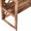 Outsunny Pflanzentreppe natur Holz B/H/L: ca. 38x120x75 cm – Bild 5