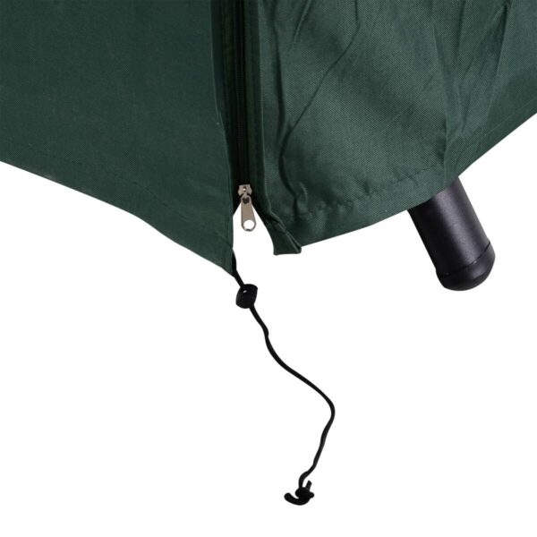 Outsunny Abdeckung für Hollywoodschaukel dunkelgrün Polyester-Mischgewebe B/H/L: ca. 114x152x177 cm – Bild 2