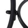 Outsunny Beistelltisch schwarz Metall B/H/L: ca. 45x50x45 cm – Bild 2