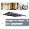 Outsunny Gelenkarmmarkise grau B/L: ca. 400x300 cm – Bild 3