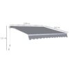 Outsunny Gelenkarmmarkise grau B/L: ca. 400x300 cm – Bild 5