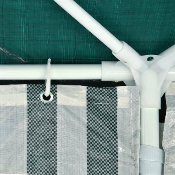 VCM Pavillon grün Polyester-Mischgewebe B/H/L: ca. 300x250x600 cm – Bild 2