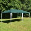 VCM Pavillon grün Polyester-Mischgewebe B/H/L: ca. 300x250x600 cm – Bild 5